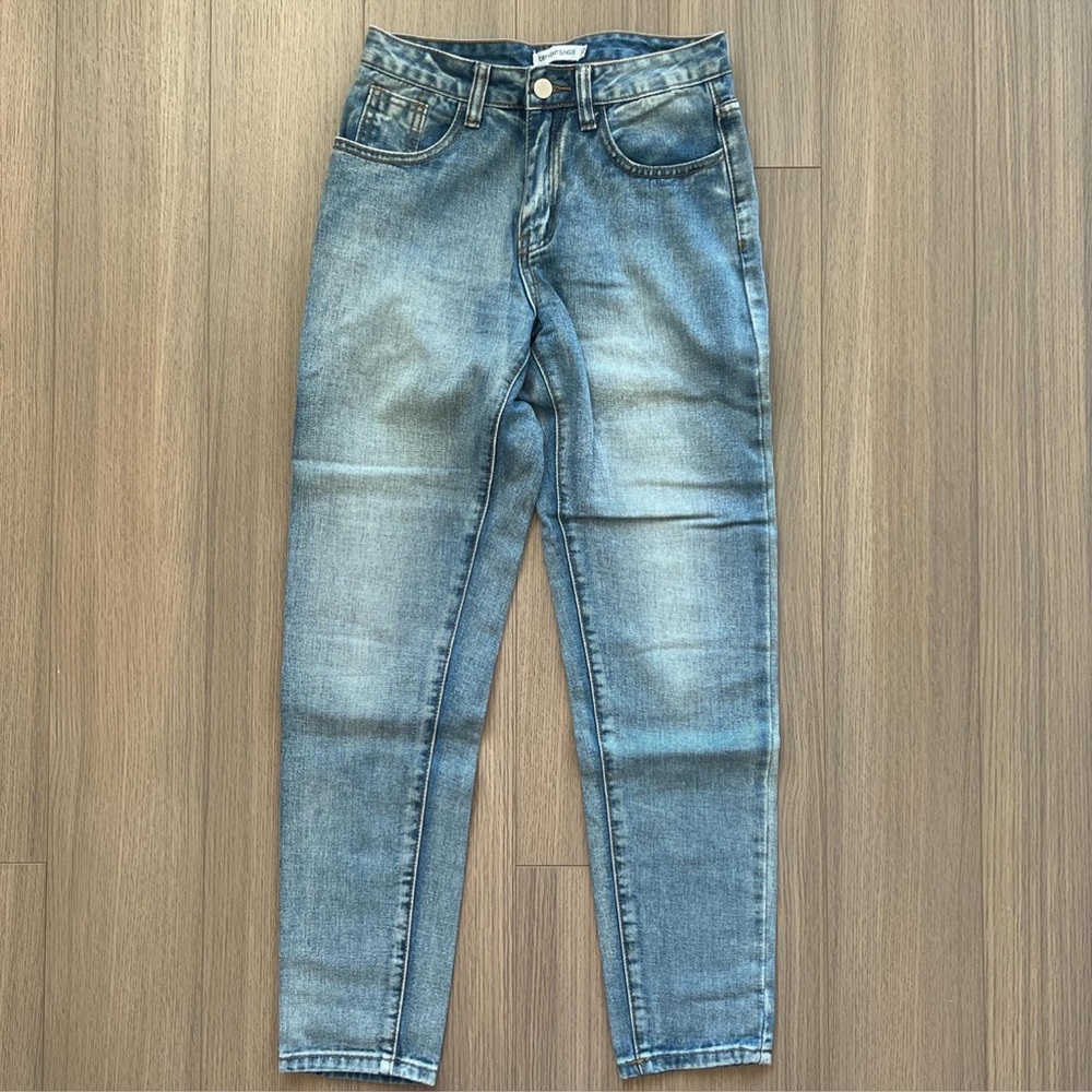 Toby Heart Ginger Straight Leg Jeans with Back Slit